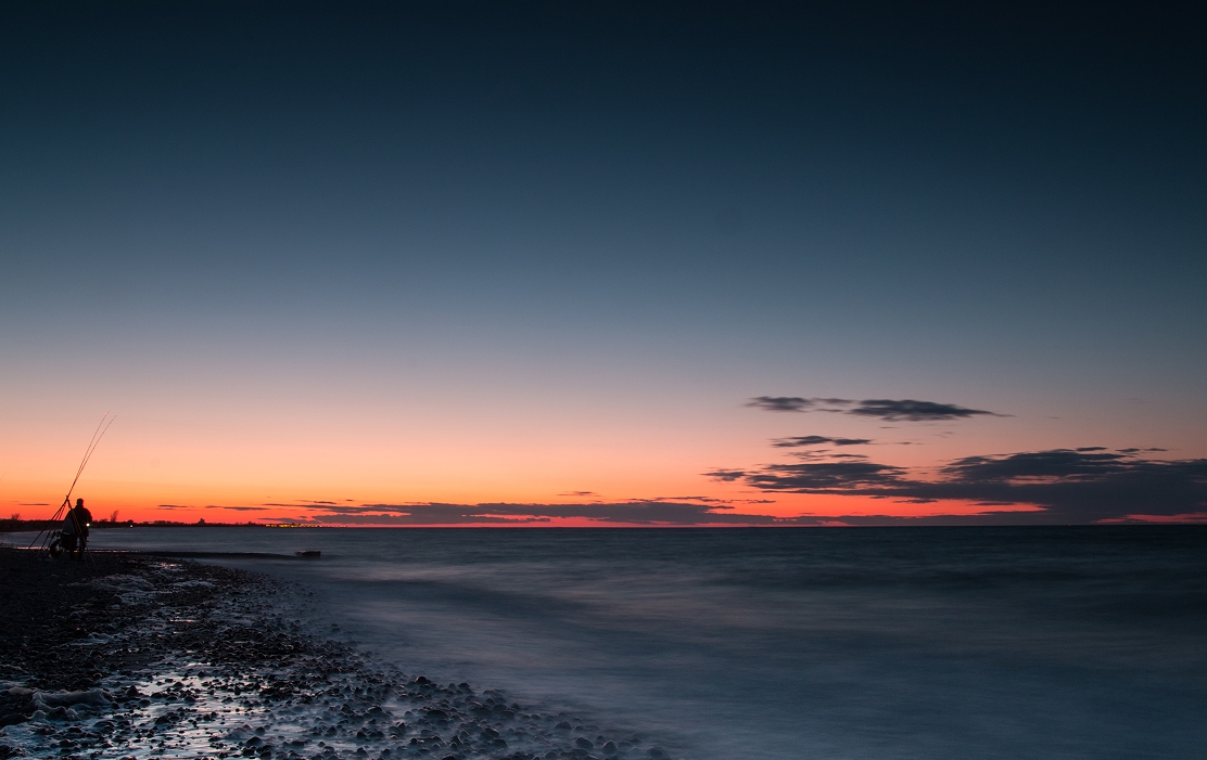 Sonnenuntergang an der Ostsee bei Kiel