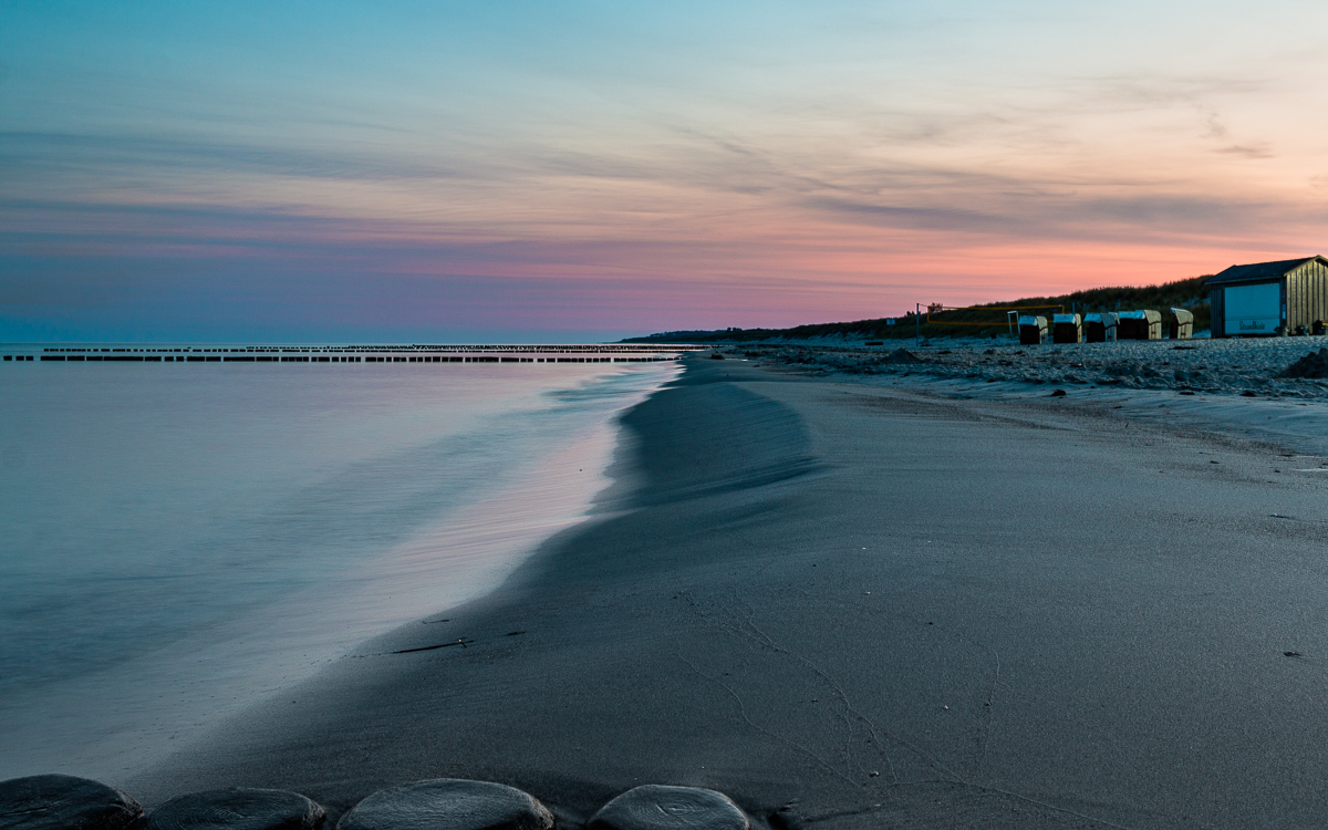 Sonnenaufgang an der Ostseeküste