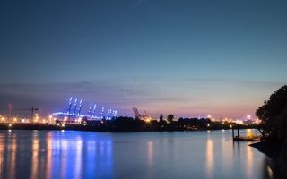 Hamburg Blue Port - Die Metropole im blauen Licht